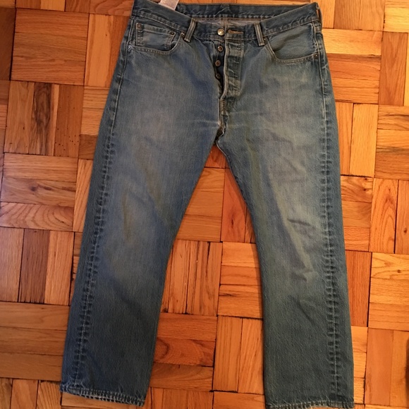 Levi's Other - Levi’s 501 Button Fly Original Red Tab Distressed